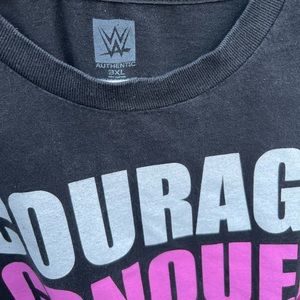 WWE breast cancer shirt 3XL